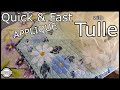 Quick & FAST Applique using Tulle - Making a Hexi Quilted Table Topper
