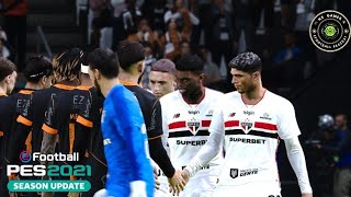 MAIS UMA GAMEPLAY ENTRE CORINTHIANS X SAO PAULO NO EFOOTB...