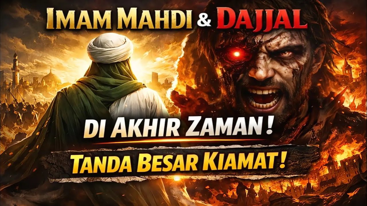 MUNCULNYA IMAM MAHDI & KELUARNYA DAJJAL di Akhir Zaman | Tanda Besar Kiamat Menurut Islam