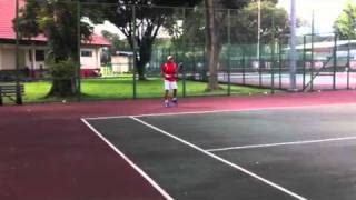 Austin Karosi forehand screenshot 3