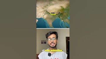 How to make map animation in 1 minute like dhruv rathee #videoediting #easytutorial