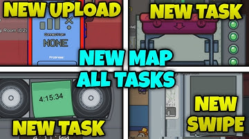 NEW AIRSHIP MAP ALL TASKS COMPLETE GUIDE & TIPS ! AMONG US