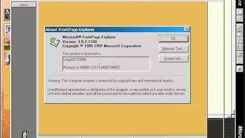 Microsoft Millennium (Windows ME Developer Release 1) Build 2332 on Virtual PC 2007
