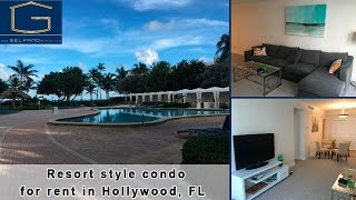 Fully furnished 1BDR apartment FOR RENT in Hollywood, FL 33019
