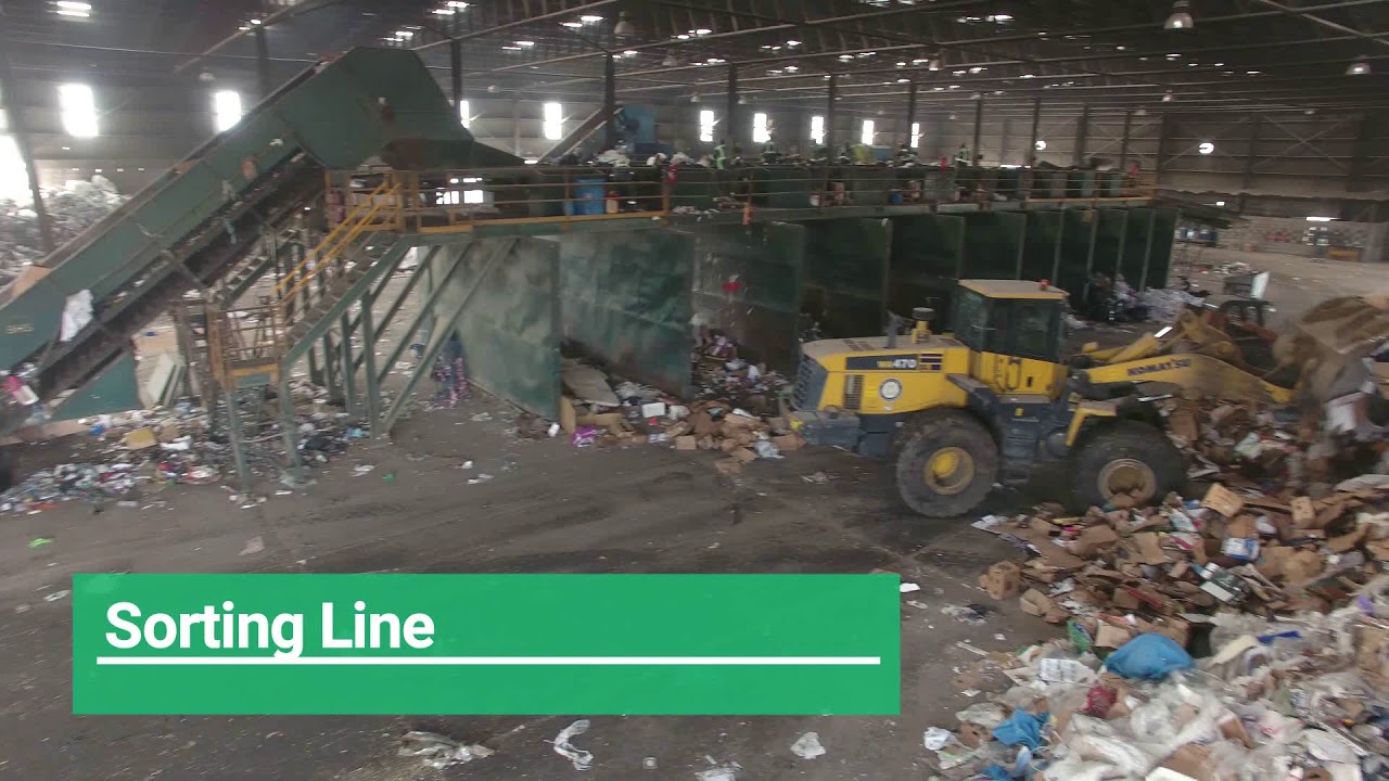 Material recovery Facility RAK Waste Management Agency YouTube