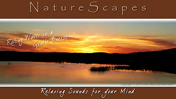 🎧 SOOTHING SOUNDS OF WAVES IN A GENTLE BREEZE... Nature Sounds for Relaxing, Meditating & Sleep