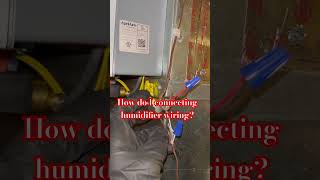 Humidifier wire connection step by step