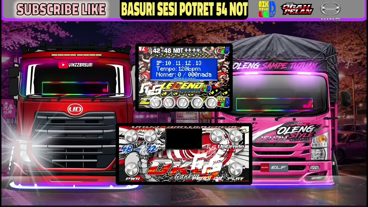 TELOLET BASURI  REMIX 54 NOT SESI POTRET MP3