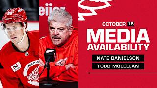 Nate Danielson, Todd McLellan Morning Skate Media | Oct. 15, 2026