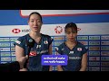 Fukishiuma & Matsumoto on reaching an All England final!