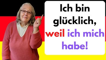 How to use " Weil" , konjunktion "Weil" erklären+ viele Beispiele, Learn German A2