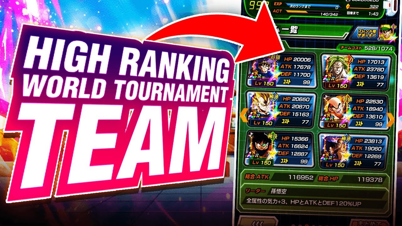 World tournament dokkan team