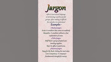 Jargon Meaning and Examples #jargon #english #vocabulary #shorts #shortvideo