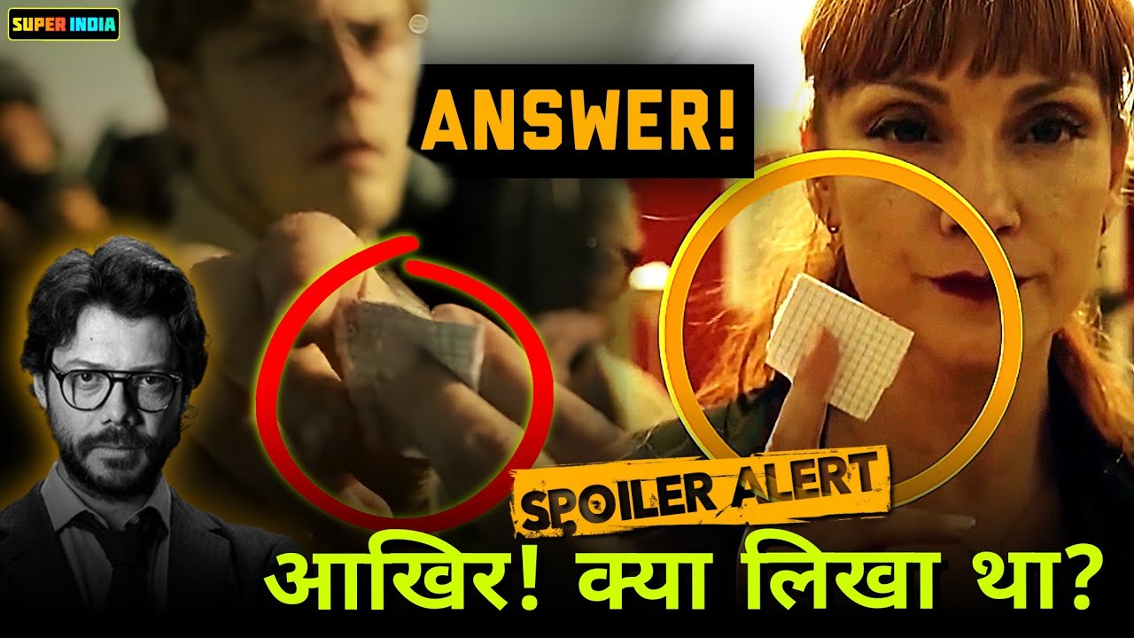 What Did The Professor Write in the Note? | Money Heist S5 | Super India