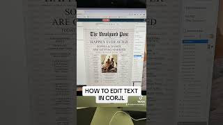 How To Edit Text In Corjl