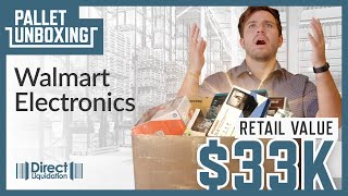 33,000 In Retail Value Walmart Electronics Customer Returns Pallet Unboxing