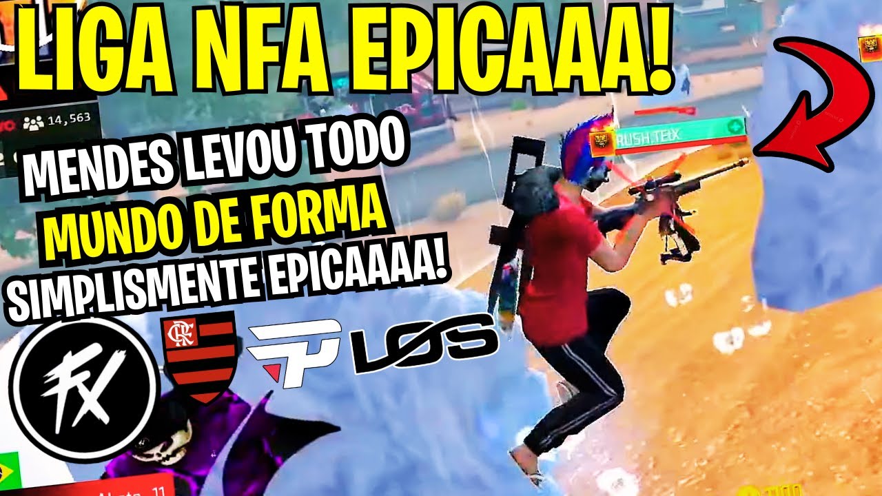 MEU DEUSSS FLUXOO! MENDES UM BOOYAH SIMPLISMENTE EPICOO NA LIGA NFA E NINGUEM ENTENDEU NADAA! EPICO!