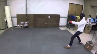 Autonomous Drone vs. Professional Fencer screenshot 4