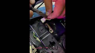 Motosiklet Animasyonlu Uyarı İkaz Ledi 60Cm - Kırmızı