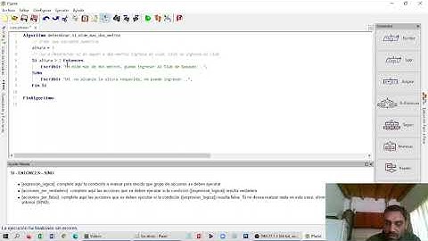 VideoTutorial Pseint -    Estructura Si Sino Finsi