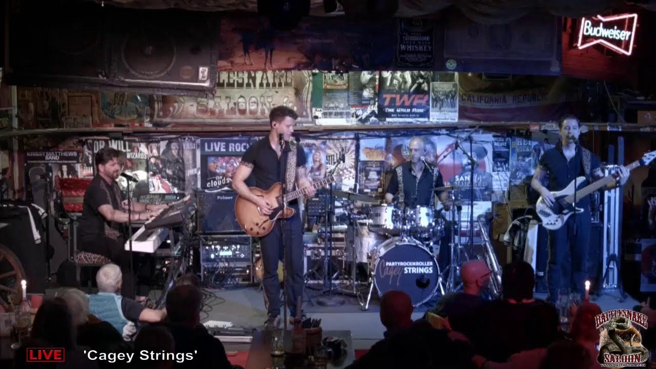 'Cagey Strings' live aus dem Rattlesnake Saloon