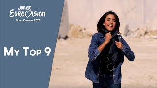 Junior Eurovision 2017 - My Top 9 (so far)「EuroCore」