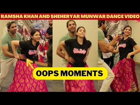 Ramsha Khan And Sheheryar Munwar Dance Video Geos Viral Oops Moments 