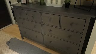 IKEA 8 DRAWER DRESSER BROWN BLACK CLOSER LOOK IKEA FURNITURE SHOPPING DRESSERS BEDROOM FURNITURE