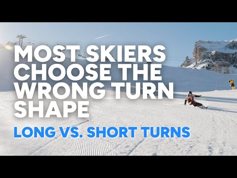 MOST SKIERS CHOOSE THE WRONG TURN SHAPE | When to use long vs. short turns with Charlie Guest