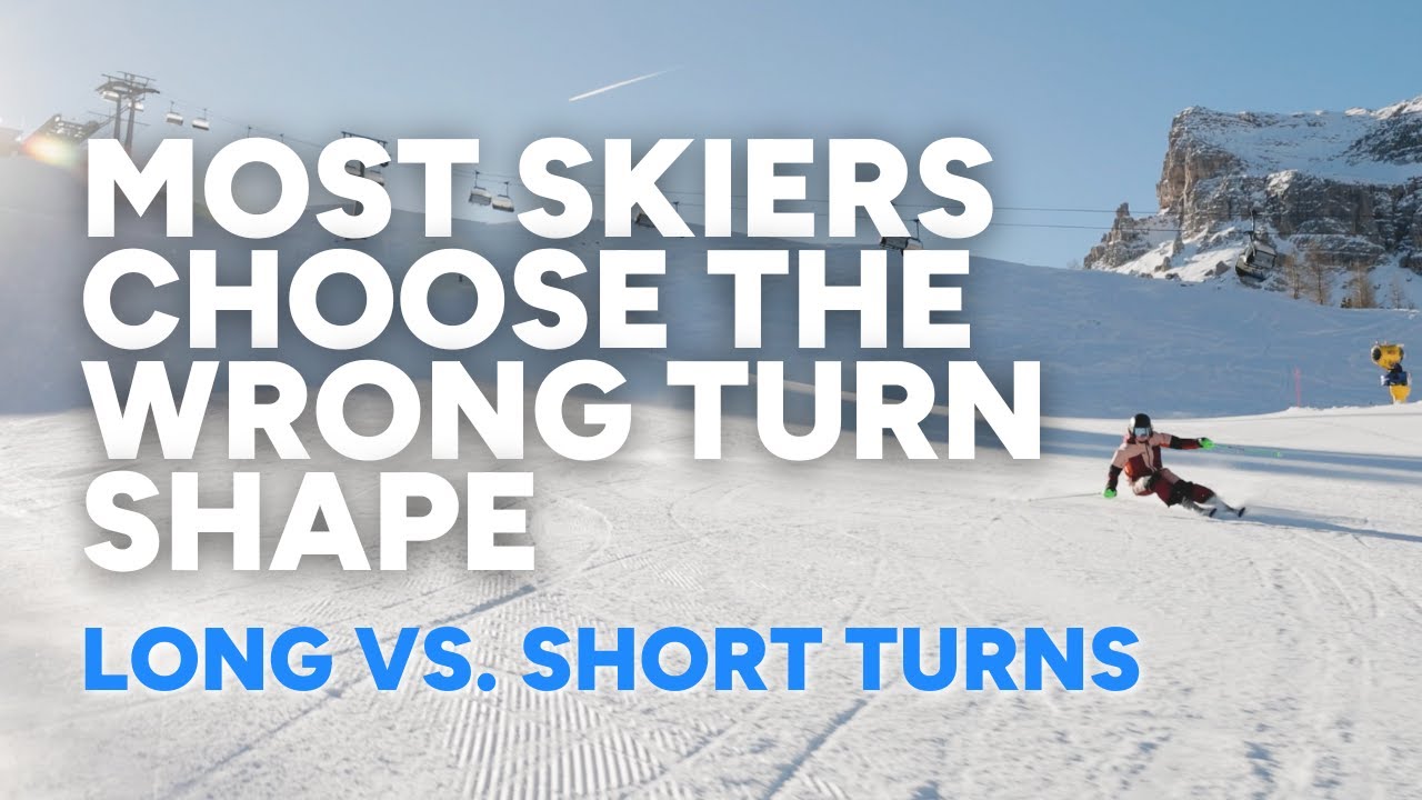 MOST SKIERS CHOOSE THE WRONG TURN SHAPE | When to use long vs. short turns with Charlie Guest