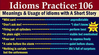 7 Must-Know English Idioms in Action | Speak English Naturally Every Day #idiomsandphrases