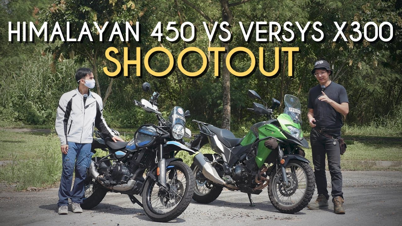 Royal Enfield Himalayan 450 против Kawasaki Versys X300 | Очень ненаучное сравнение и гонка