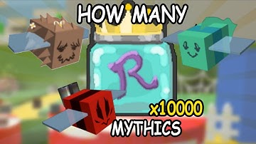 How many mythic bees I will get from 10.000 royal jellies?!/Bee Swarm Simulator