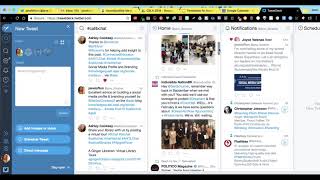 Tweetdeck for live chats