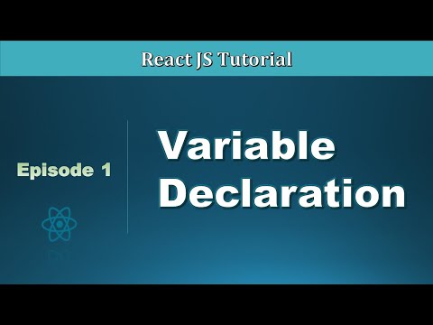 EP1 - Variable Declaration | var, let and const in ES6 | JavaScript | React JS tutorial in Hindi
