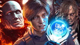 I've never played Resident Evil 2, so I platinum'd it... (BRUTAL)