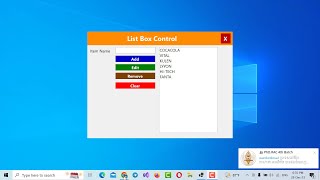 VB.NET ListBox Control