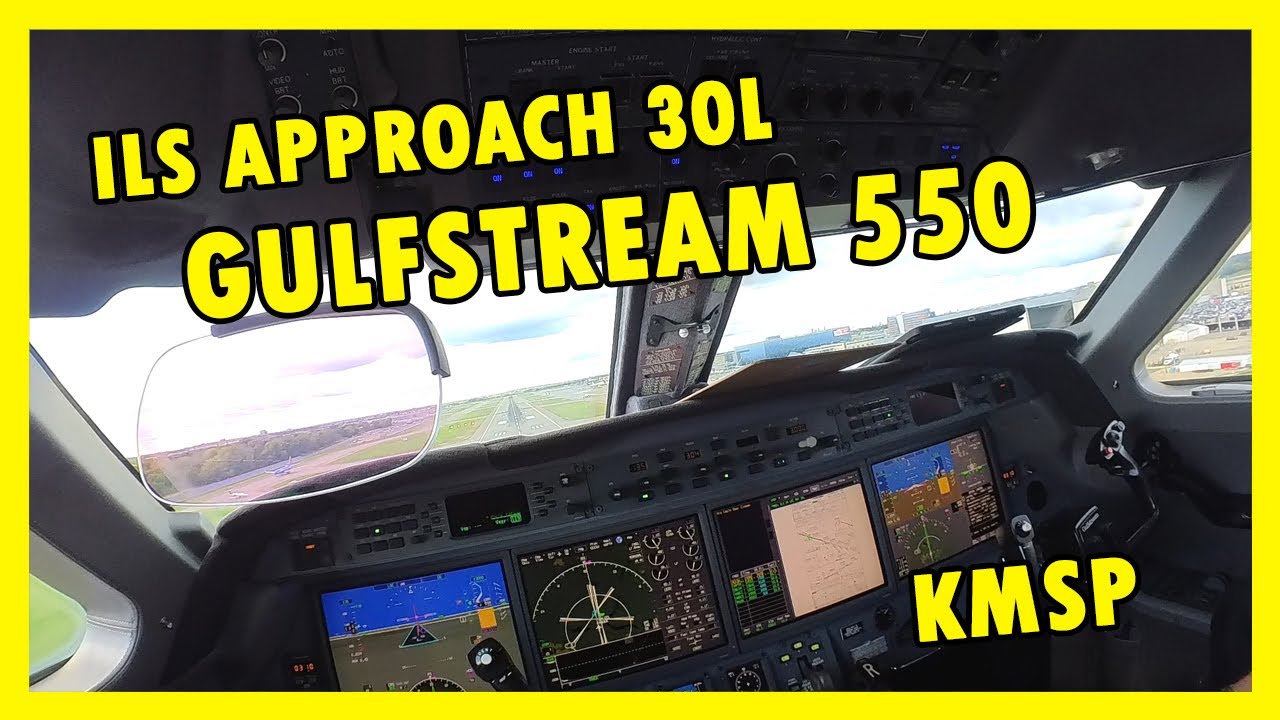 Minneapolis Approach ILS 30L | Gulfstream 550