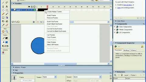 How to to motion tween on Flash MX