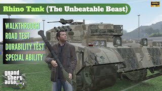 Rhino Tank Walkthrough | GTA V