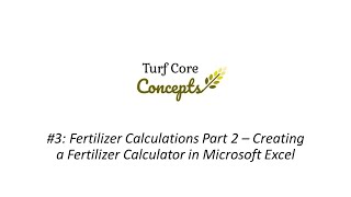 Creating a Fertilizer Calculator Using Microsoft Excel screenshot 5