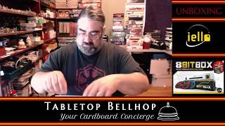 #Unboxing - The 8 Bit Box. A board game toolkit for playing retro video games. Comes with 3 games.