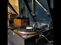 轟 夕起子 ♪さすらひのブルース♪ 1949年(挨拶入り)78rpm. Columbia Model No G ー 241 phonograph.