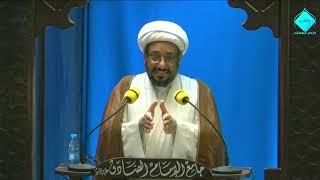 خطبتا صلاة الجمعة لسماحة العلامة الشيخ عبدالعزيز المزراق 1443/3/22 جامع الامام الصادق ع بحي المدينه