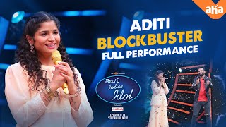 Aditi aces an AR Rahman composition | Full Performance | Telugu Indian Idol