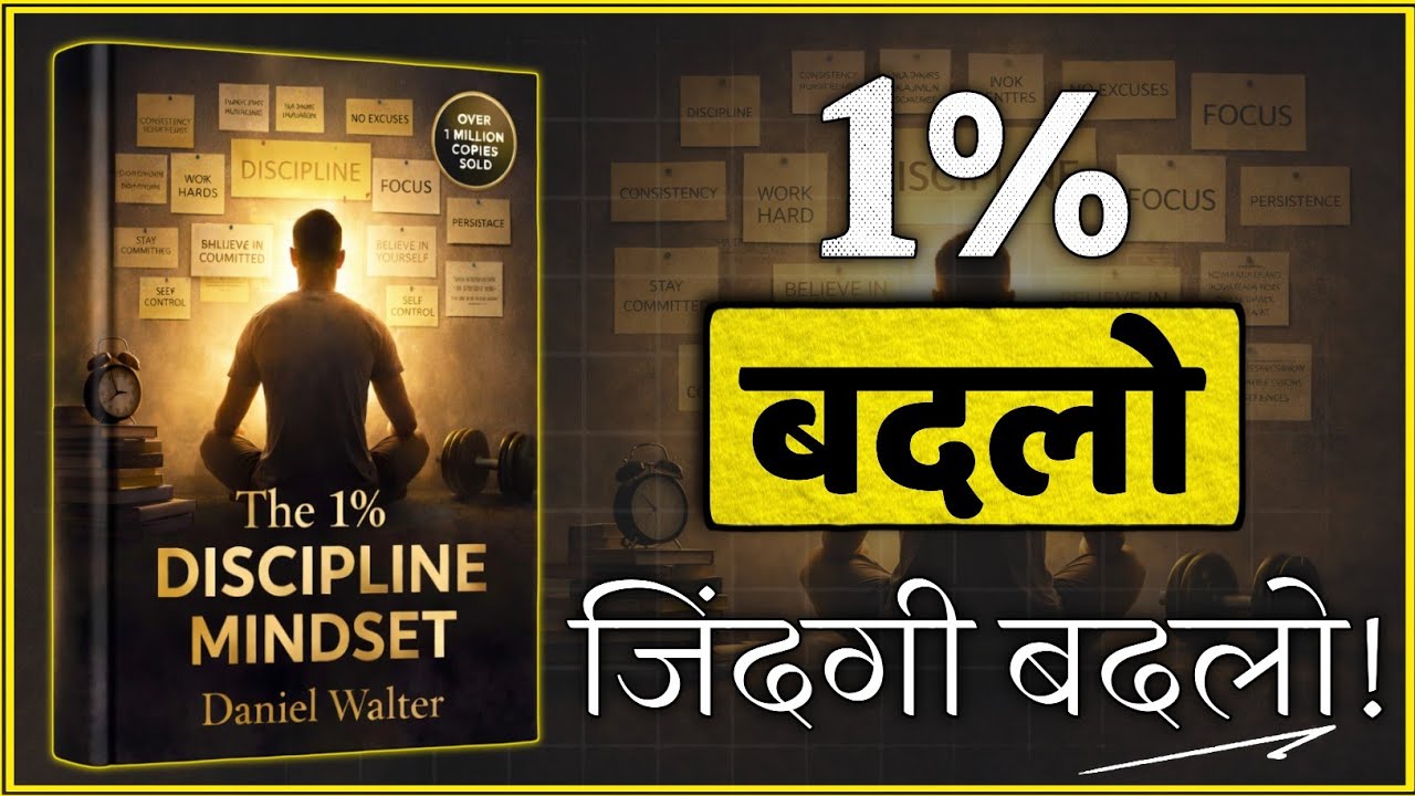 अगर ये 1% नहीं बदला… तो कुछ नहीं बदलेगा! | The 1% Discipline Mindset Audiobook Summary in Hindi