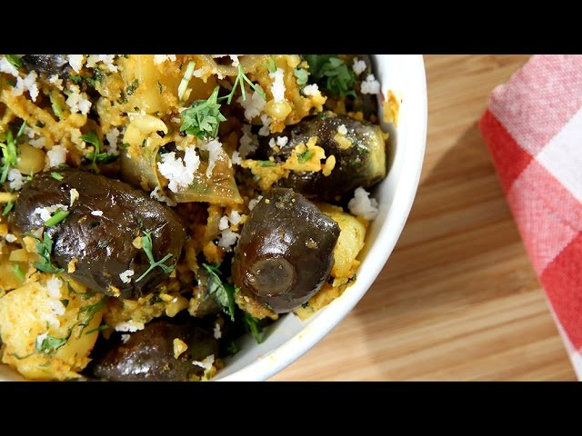 How To Make Baingan Aloo | Eggplant Potato Vegetable Recipe | Brinjal Potato | Ruchi Bharani | Rajshri Food