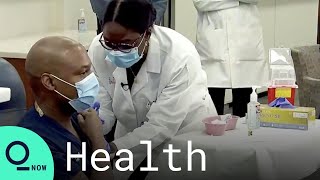 New York Emergency Medical Workers Receive Covid Vaccine