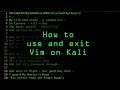 Use & Exit Vim (The Text Editor Every Hacker Should Be Familiar With) [Tutorial]