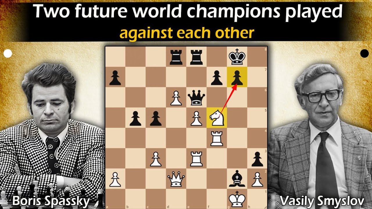 Two future world champions played against each other | Spassky vs Smyslov 1953
